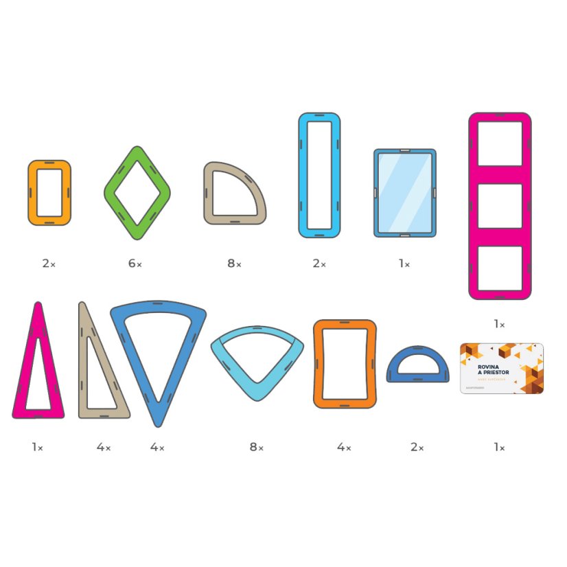 Magformers Geometrie 2 SK