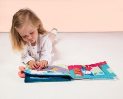 Lilliputiens - Textilná kniha - Neposlušné kozliatka