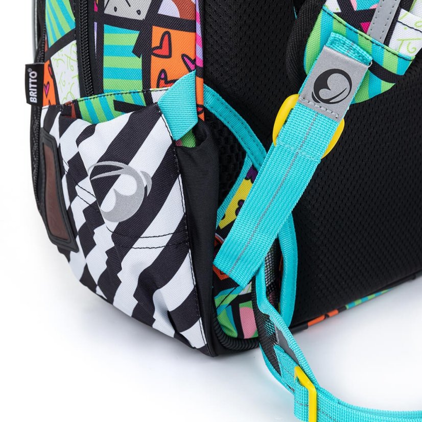 BAGMASTER Malý školní SET VEGA 22 A medvídek BRITTO