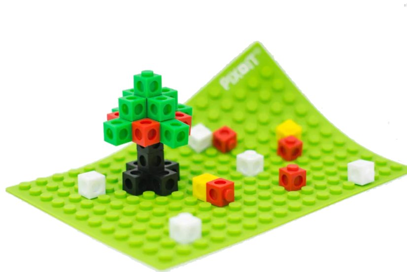 PIX-IT 3D kostky Green