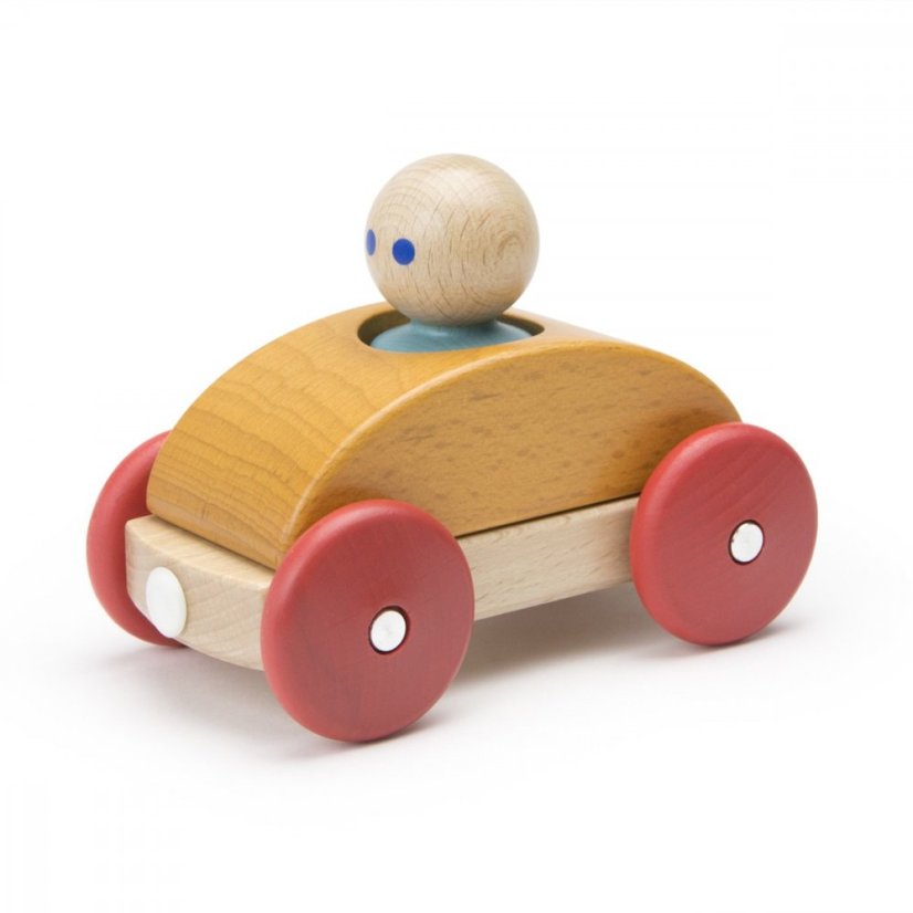 TEGU Magnetické autíčko - Orange Racer