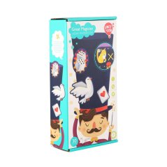 Lucy & Leo - Kouzelník - dřevěný šněrovací provlékací set