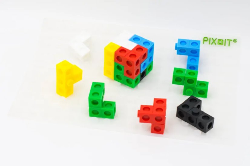 PIX-IT 3D kostky Transparent