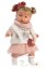 Llorens 42402 JULIA - realistická panenka se zvuky a měkkým látkovým tělem - 42 cm