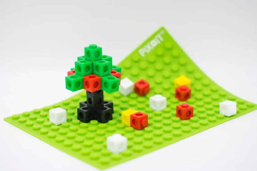PIX-IT 3D kostky Green
