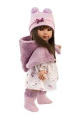 Llorens 53556 SARA - realistická bábika s mäkkým látkovým telom - 35 cm