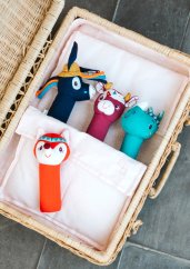 Lilliputiens - pískacia hračka - nosorožec Marius