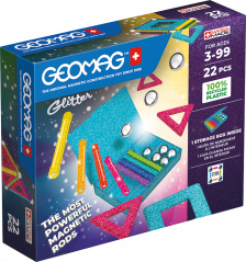 Geomag Glitter Recycled 22 pcs