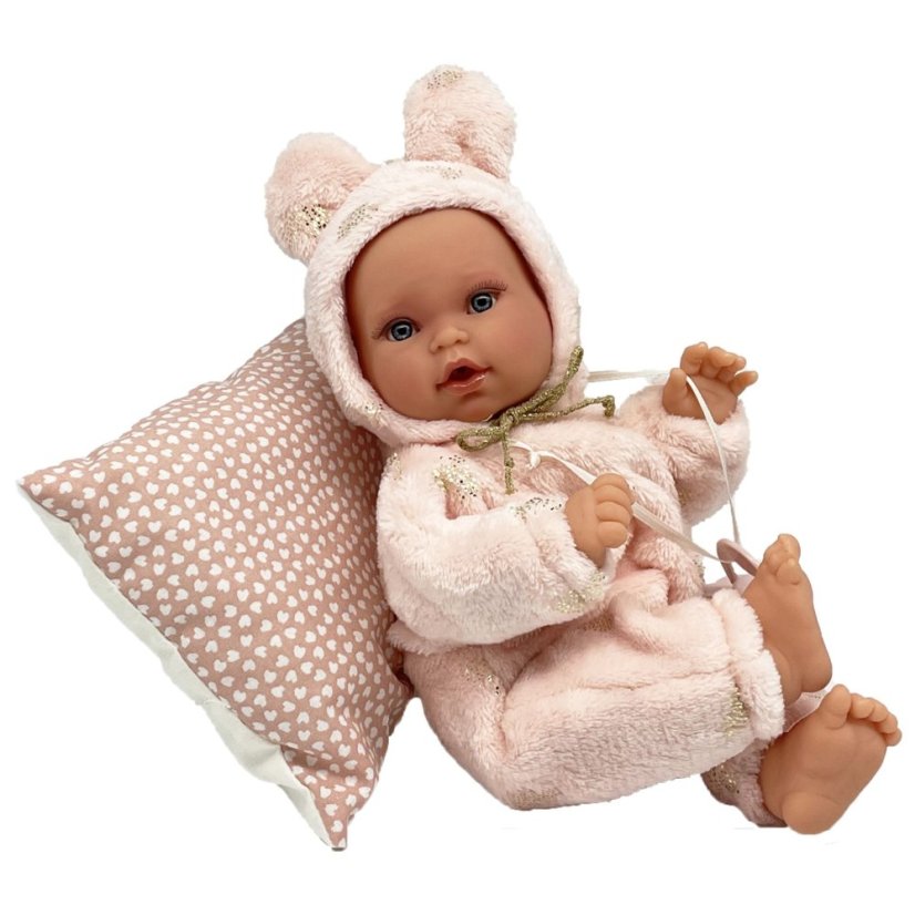 Antonio Juan 1136 KIKA - realistická bábika bábätko so špeciálnou pohybovou funkciou a mäkkým látkovým telom - 27 cm