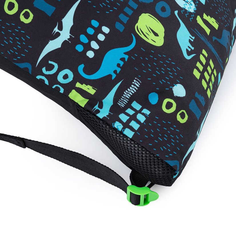 BAGMASTER Velký školní SET VEGA 22 B zelenomodrý