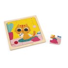 Dřevěné puzzle a kostky
