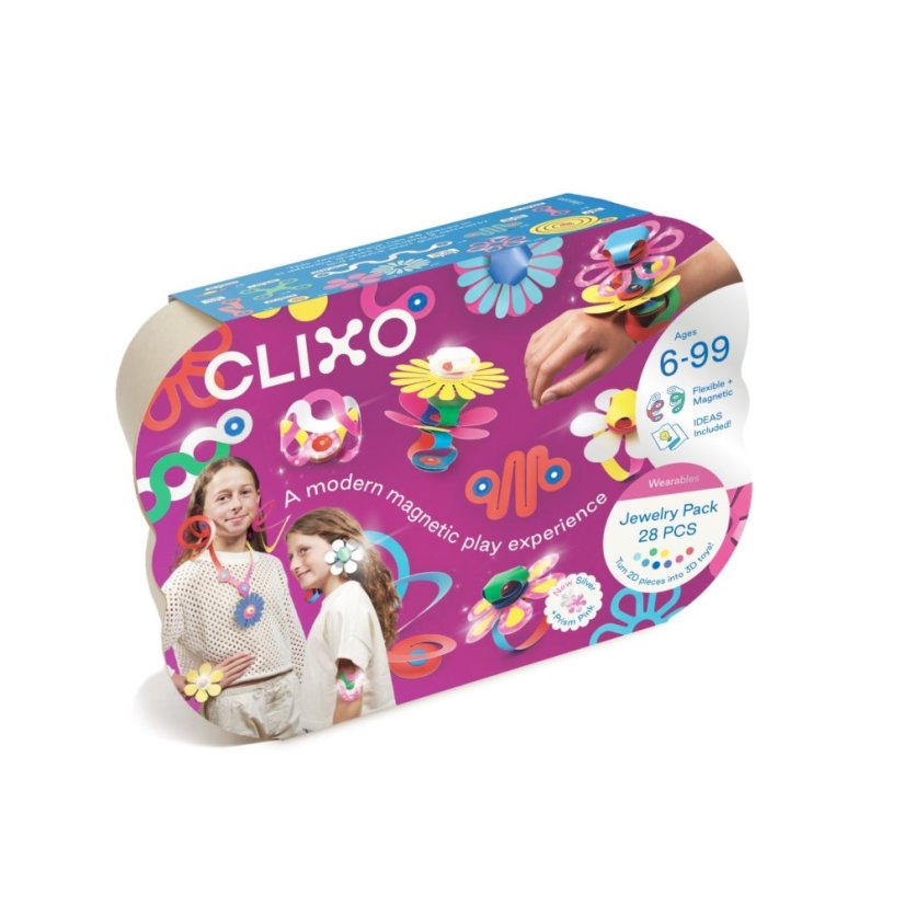 CLIXO Jewelry - magnetická stavebnica 28 kusov