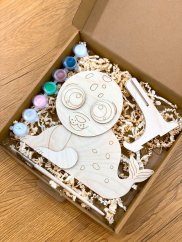 Tuleň - Dřevěná 3D omalovánka