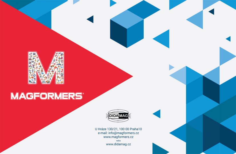 Karty Magformers Geometrie 3