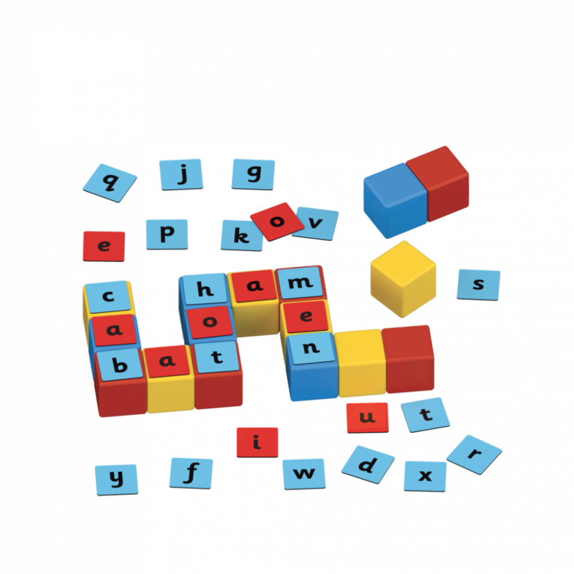 Geomag Magicube Word Building Recycled Clips 79 pc
