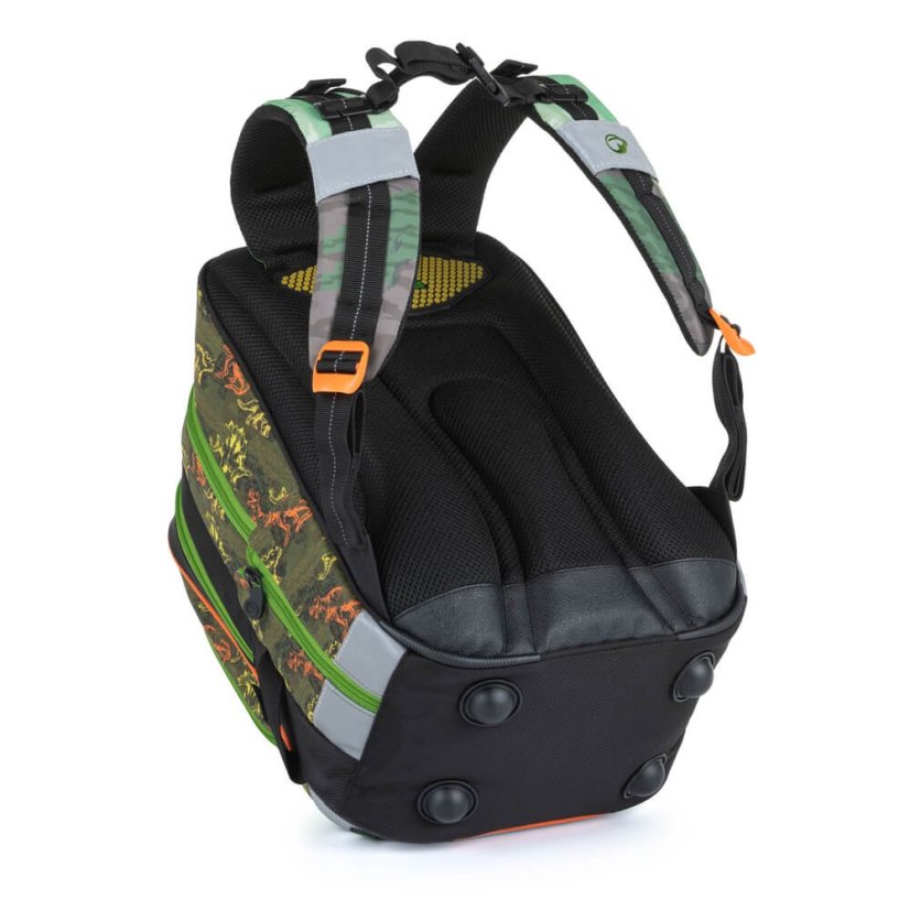 BAGMASTER - Školní batoh pro prvňáčky ALFA 21 C GREEN/BLACK