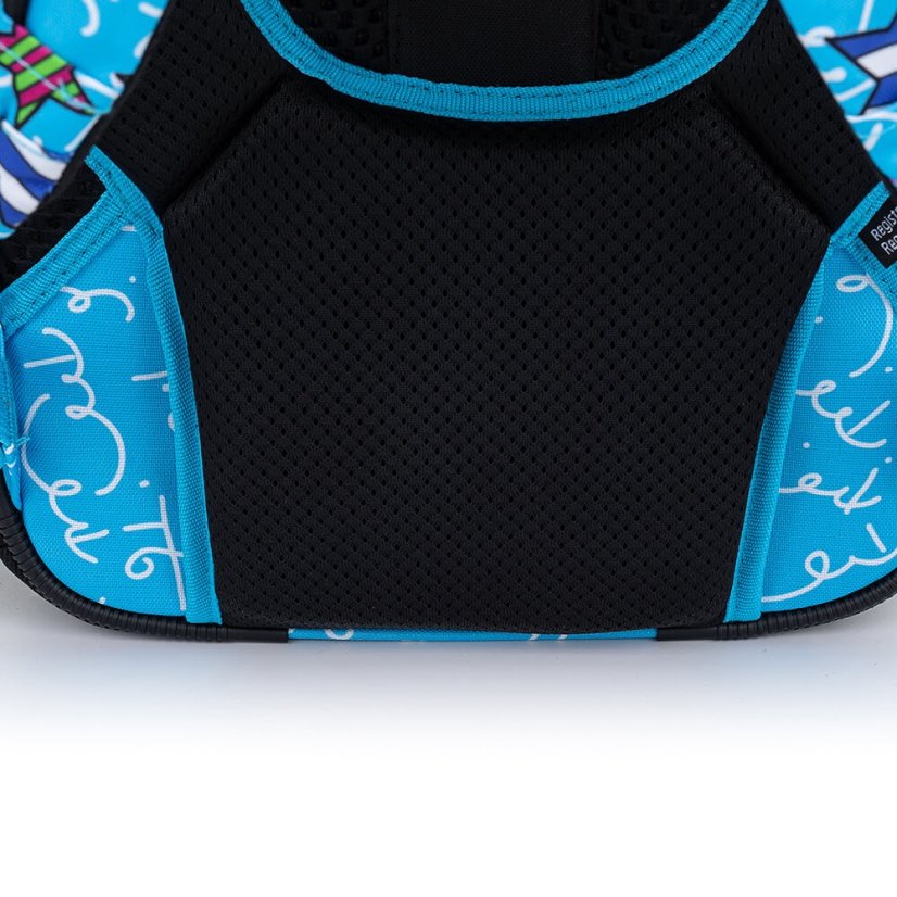 BAGMASTER Veľký školský SET LUMI 22 B so psíkom žiarivý