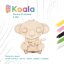 Koala - Drevené 3D omaľovanky