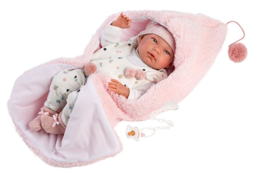 Llorens M738-86 oblečenie pre bábiku bábätko NEW BORN veľkosti 40-42 cm