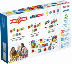 Geomag Magicube Word Building Recycled Clips 79 pc