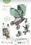 DeCuevas 81773 Skládací kočárek pro panenky 3 v 1 s taškou Capriccio 2025 - 73 cm