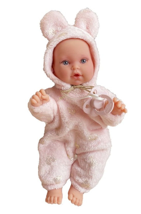 Antonio Juan 1136 KIKA - realistická bábika bábätko so špeciálnou pohybovou funkciou a mäkkým látkovým telom - 27 cm