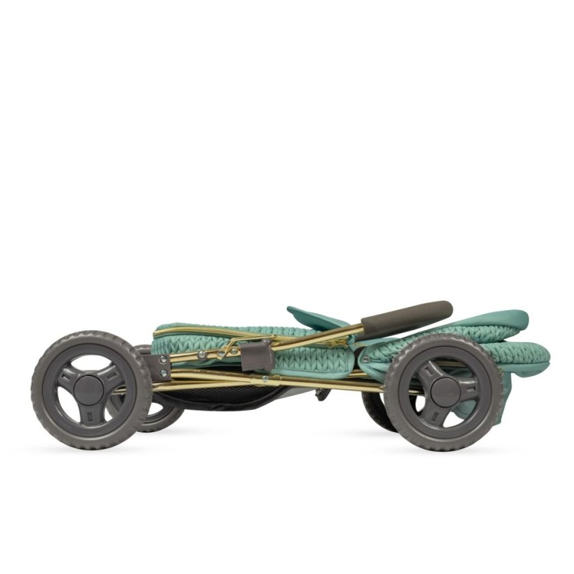 DeCuevas 85073 Skladací kočík pre bábiky so slnečníkom a taškou Capriccio 2025-60 cm