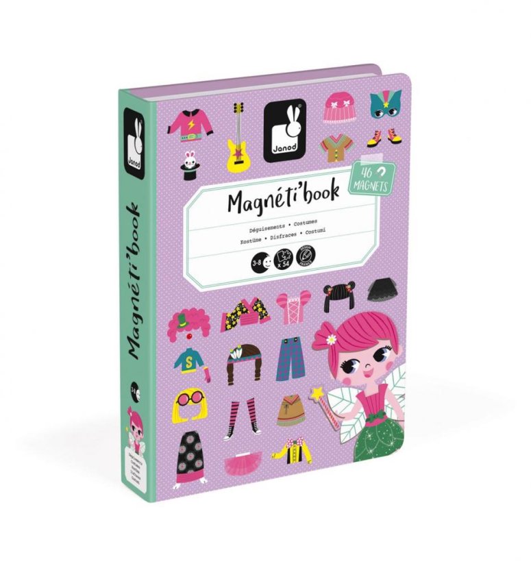 Janod Magnetibook Oblékání děvčata