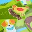 Lucy & Leo - Zvířátka na farmě - dřevěné vkládací puzzle 7 dílů