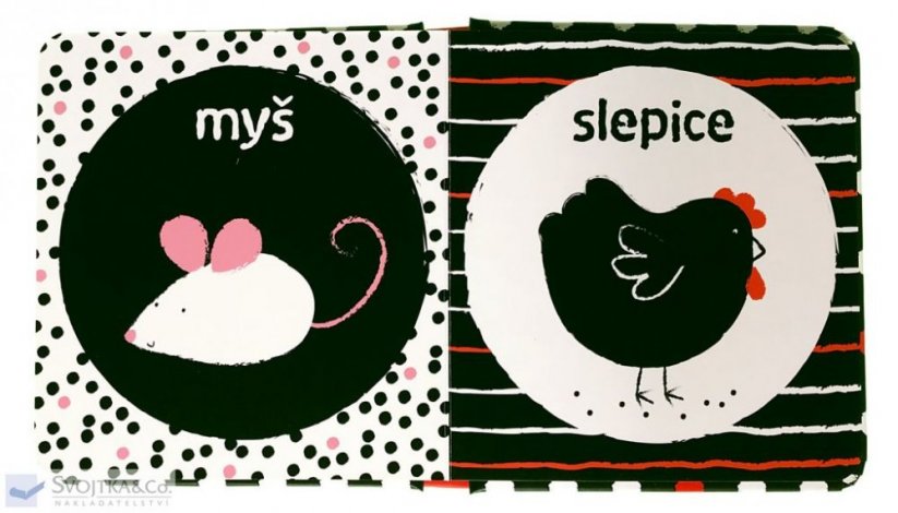 Svojtka - První černobílá knížka pro miminko Zvířata