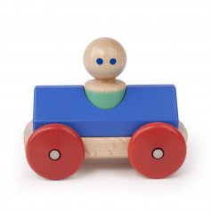 TEGU Magnetické autíčko - Blue & Poppy Racer