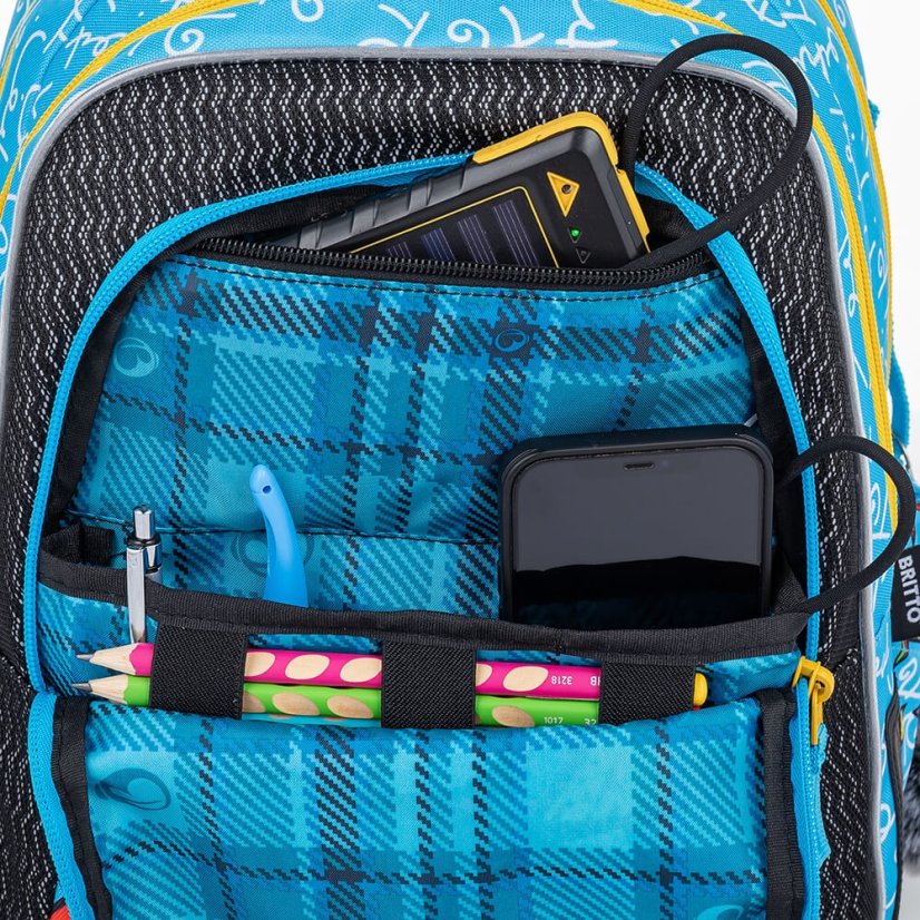 BAGMASTER Školní batoh LUMI 22 B s pejskem