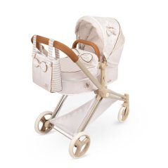 DeCuevas 81778 Skladací kočík pre bábiky 3 v 1 s taškou Verona 2025-73 cm