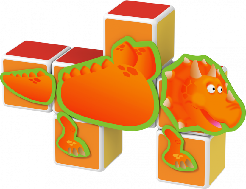Geomag Magicube - dinosauři