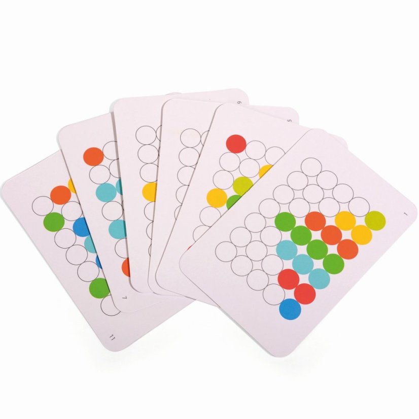 Lucy & Leo - Mozaika a výšivka - Herná súprava so šablónami a silikónovými špendlíkmi