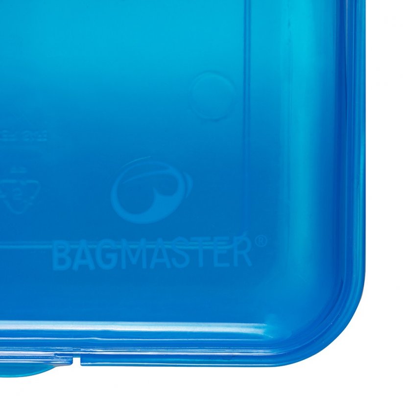 BAGMASTER Veľký školský SET LUMI 22 D modrý vesmírne psy