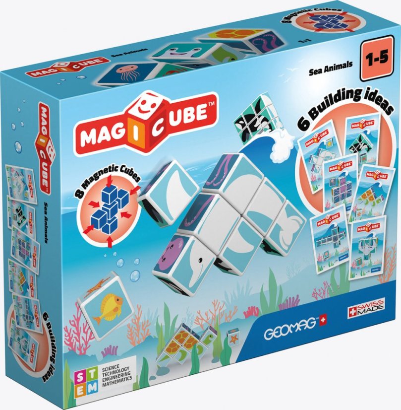 Geomag Magicube Sea animals