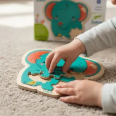 DJECO Dřevěné puzzle Slon