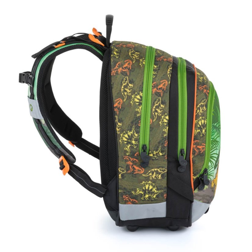 BAGMASTER - Školní batoh pro prvňáčky ALFA 21 C GREEN/BLACK