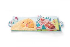 Lilliputiens - Textilní knížka - tři malá prasátka