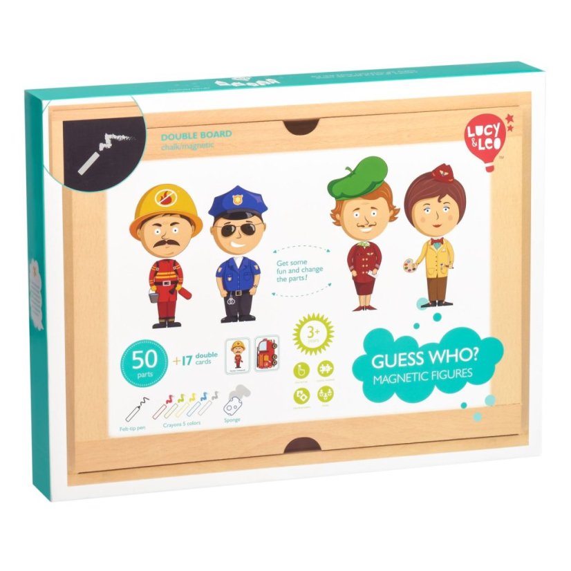 Lucy & Leo - Uhádnete moju profesiu? - Magnetická hra v kufríku