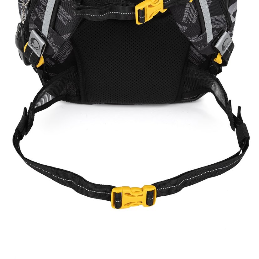 Bagmaster DOPI 23 C školní batoh - žluté auto