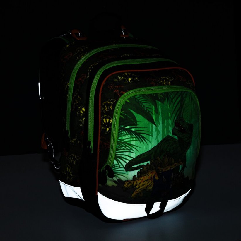 BAGMASTER - Školní batoh pro prvňáčky ALFA 21 C GREEN/BLACK