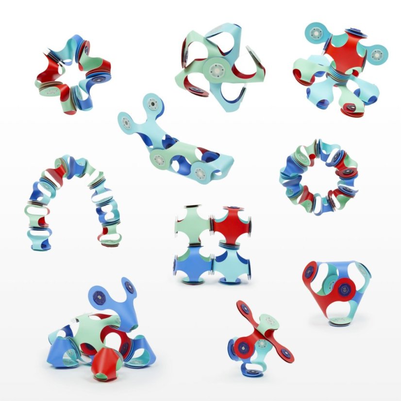 CLIXO Tiny & Mighty Marine - magnetická stavebnica 9 kusov