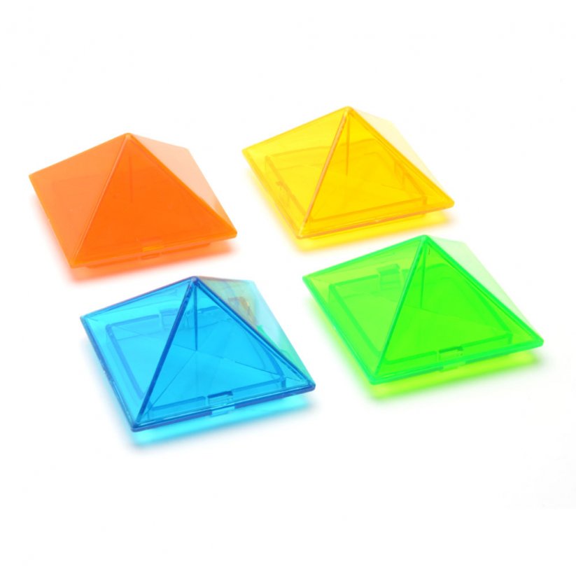 Lux-pyramidy barevné - balení 12ks