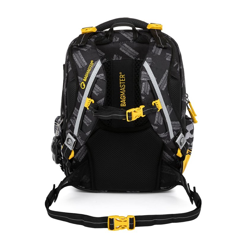 Bagmaster DOPI 23 C školní batoh - žluté auto