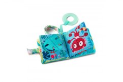 Lilliputiens - Lemur Georges - textilní knížka s kousátkem