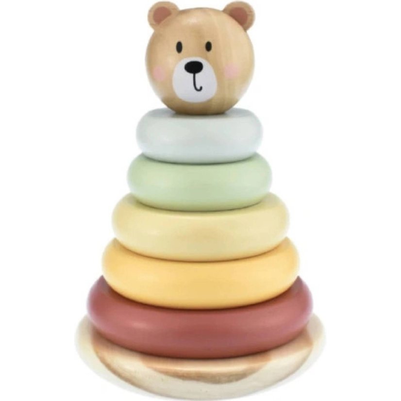 Nasadzovacie krúžky Macko Pastel